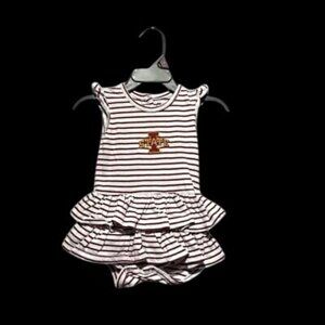 Garb 96 Infant Girl's Iowa State Cyclones Summer One-Piece Romper 6 Month